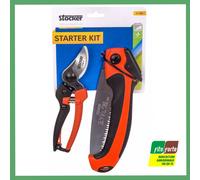 KIT POTATURA STOCKER SEGHETTO PIEGHEVOLE FORBICI GIARDINO SEGACCIO PIANTE
