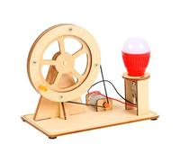 Kit Potenza Del Generatore A Mano Mano Portatili Manici Per La Scienza Fai -da -te Scienze Scientifiche Kit Potenza Portatile Studenti Giocattolo Educativo Elettricità