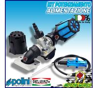 KIT POTENZIAMENTO CARBURATORE COLLETTORE FILTRO POLINI PIAGGIO ZIP 50 SP H2O