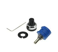 Kit potenziometro multigiro 1 set 3590S - Resistenza regolabile a 10 anelli + manopola e quadrante di conteggio(1K Ohm)