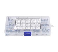 Kit potenziometro trimmer da 150 pezzi Resistenze variabili verticali da 100ohm a 1Mohm con 3 terminali Montaggio su PCB per riparazioni elettroniche fai-da-te Televisione Video