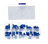 Kit potenziometro trimmer multigiro da 50 pezzi/scatola, 10 valori x pezzi 3296X 100 ohm - 500K Capacitance Meters