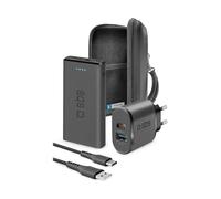 Kit Powerbank SBS 4in1 10.000 mAh, Nero
