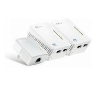 Kit powerline AV600 WiFi 300Mbps 2 Porte LAN (3 Pezzi)