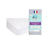 Kit pratico per neonato, materasso da 50x100 cm, 100% bambù, culla culla culla per neonato, 2 traverse, 100% cotone, colore: bianco, kit completo letto per la camera dei bambini, certificato