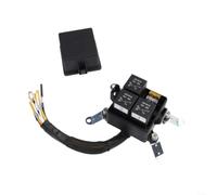 Kit pre cablato della scatola dei fusibili per barca, 12V scatola relè | Supporto resistente 40 amp, relè elettrico di DIY con i terminali, pannello automobilistico del relè per il Suv
