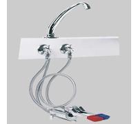 KIT PREASSEMBLATO MODELLO K CON RUBINETTO 2 VIE Rubinetteria Pedale Idral