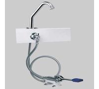 KIT PREASSEMBLATO MODELLO U CON RUBINETTO 1 VIA Rubinetteria Pedale Idral