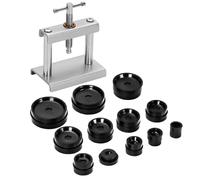 Kit pressa orologio con 12 matrici per ricambio e riparazione cassa posteriore o