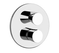 Kit prêt-à-porter Gessi CONO pour thermostat encastré, cartouche à 3 voies on-off, 45136726, 45136726, Colorazione: Bronzo caldo spazzolato PVD