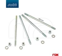 KIT PRIGIONIERI LUNGHI MODIFICA 130 M7X158 DADI RONDELLE PER VESPA APE CORSA