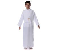 Kit Prima Comunione Croce cingolo Tunica Linea Classica in Primis, 115 cm (45 INC.)
