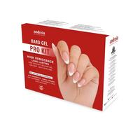 Andreia Professional Kit Gel Duro per Unghie PRO - Gel Duro Trasparente, French Builder White, Primer Ultrabondo, Top Coat, Extra Glow, Prep Clean Cleanser, Lime lavabile, Asciugamano e Pennello