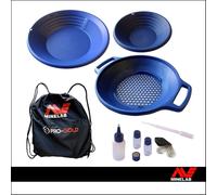 KIT PRO GOLD MINELAB RICERCA ORO COMPLETO SETACCIO CERCA METALLI METAL DETECTOR