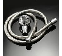 Kit professionale con spruzzatore per shampoo da salone con tubo da 120 cm e soffione doccia per vasca da bagno di bellezza di ricambio per lavello, colore: argento e