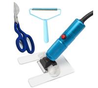 Kit professionale da 200 W per rifilatura e toelettatura tappeti, set completo con guida di taglio, forbici per becco d'anatra e rimozione peli per una cura precisa di tappeti e tappeti
