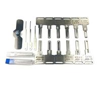 Kit professionale di blocco in stagno, 12 chiavi a urto Master Key, abbinato con stagnola di latta per scegliere, serrature aperte rapidamente