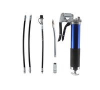 Kit Professionale di Ingrassatore A Pistola con Connettori, Adattatori e Tubi di Prolunga. Ingrassatore Facile da Usare.