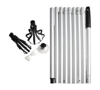Kit professionale di ricambio per lampadina, con asta di ricambio per lampadina da soffitto, con ventosa per cambiare lampadina, adatto per lampadine alogene a LED e estrattori a vite, uso domestico e