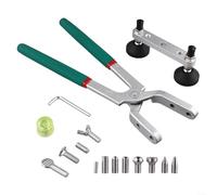 Kit professionale di strumenti per la rimozione di ammaccature per portiera dell'auto con pinze ergonomiche per riparazione di pannelli senza vernice e ripristino automatico liscio della carrozzeria