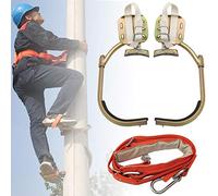 Kit professionale for arrampicata sugli alberi con punte antiscivolo e cintura di sicurezza - Ideale for elettricisti e appassionati di attività all'aperto(400model)
