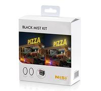 Kit Professionale NiSi Black Mist Circolare da 72 mm, intensità 1/4 e 1/8, filtri di diffusione per effetti cinematografici morbidi, fotografia e videografia, con panno di pulizia e custodia