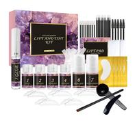 Kit professionale per il sollevamento delle ciglia, kit professionale per la colorazione delle ciglia da salone di bellezza, kit permanente per ciglia, duraturo ed efficace per mantenere sopracciglia