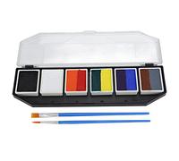 Kit professionale per il trucco del viso e del corpo, ideale per Halloween e Natale, per bambini e adulti.