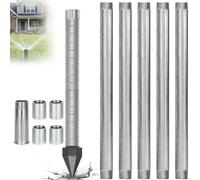 Kit Professionale per La Perforazione Di Pozzi D'acqua, Kit per Pozzi Con Punta Di Azionamento in Acciaio Inossidabile Da 1-1/4", Tubo Da 36 Pollici Con Rete a Maglie Da 60 Gauge, Giardino(5+1Kit)
