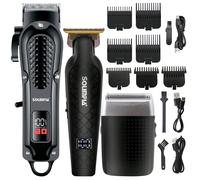 Kit professionale per la rasatura e il taglio dei capelli SOLIMPIA per uomo, rasoio elettrico, rifinitore di capelli con distanza zero, kit per la cura dei capelli USB,USB-singolo,USB-901ABS