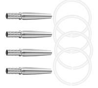 Kit professionale per spillatura in acero con 4 punte in acciaio inossidabile e 4 tubi per uso alimentare, forniture robuste e resistenti alle perdite per spillatura di sciroppo d'acero per uso dom
