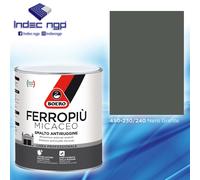 Kit Professionale Ringhiera BOERO Ferropiu' Micaceo 2x 0,75 lt + Kit Antiruggine