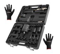 Kit Professionale Smontaggio Iniettori Diesel con Estrattore Pneumatico 19pz