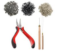 Kit Prolunga Capelli, Pinza Per Anelli, Accessori per Acconciature Domestici per Donne e Ragazze in Danza, Matrimonio, Festa e Appuntamenti