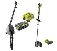 Kit Promo Decespugliatore RY36ELTX33A 140 con Asta Potatura Ryobi 36V 4.0AH