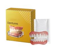 Kit Protesi Dentali Riutilizzabili in Silicone, Protesi da Indossare sopra i Denti Naturali, Modellabile con Acqua Bollente per una Vestibilità Confortevole (1 set)