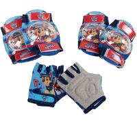 Kit protezione bici bambino Paw Patrol, ginocchiere gomitiere e guanti ciclo BUN