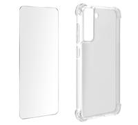 Kit Protezione Galaxy S21 FE Cover Flessibile + Vetro Temperato