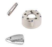 KIT PROTEZIONE MARMITTA FONDELLO COLLETTORE SCARICO CROMO ONE YAMAHA T-MAX 2002