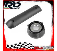 KIT PROTEZIONE MARMITTA YAMAHA X-MAX 125 2008- NERO
