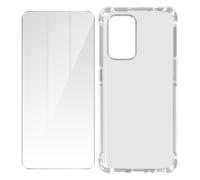 Kit Protezione Oppo A94 5G Cover Flessibile + Vetro Temperato Trasparente