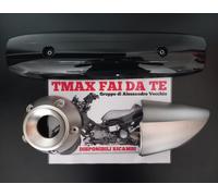 KIT PROTEZIONE PARACALORE SCARICO MARMITTA TMAX 530 2012 2016