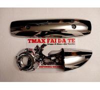 KIT PROTEZIONE PARACALORE SCARICO MARMITTA TMAX 530 2012 2016 CROMO