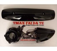 KIT PROTEZIONE PARACALORE SCARICO MARMITTA TMAX 530 2012 2016 NERO LUCIDO