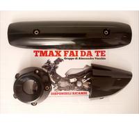 KIT PROTEZIONE PARACALORE SCARICO MARMITTA TMAX 530 2012 2016 NERO NEUTRO