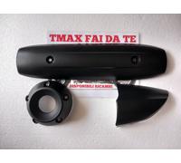 KIT PROTEZIONE PARACALORE SCARICO MARMITTA TMAX 530 2012 2016 NERO OPACO