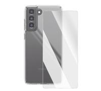 Kit Protezione per Galaxy S21 FE con Custodia e Vetro Temperato 9H Anti-urto