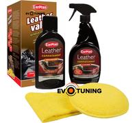 Kit Protezione Rinnova Sedili Pelle Auto Pulitore + Crema Nutriente CarPlan