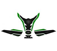 Kit protezione serbatoio e ginocchiere 3D verde compatibile per Kawasaki Z900
