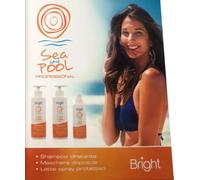 Kit protezione solare Sea and Pool Shampoo maschera latte spray Doposole Protegge i Capelli Sole Salsedine Cloro Nutre Idrata Olio di Argan per Tutti i Tipi di Capelli